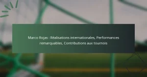 Marco Rojas : Réalisations internationales, Performances remarquables, Contributions aux tournois